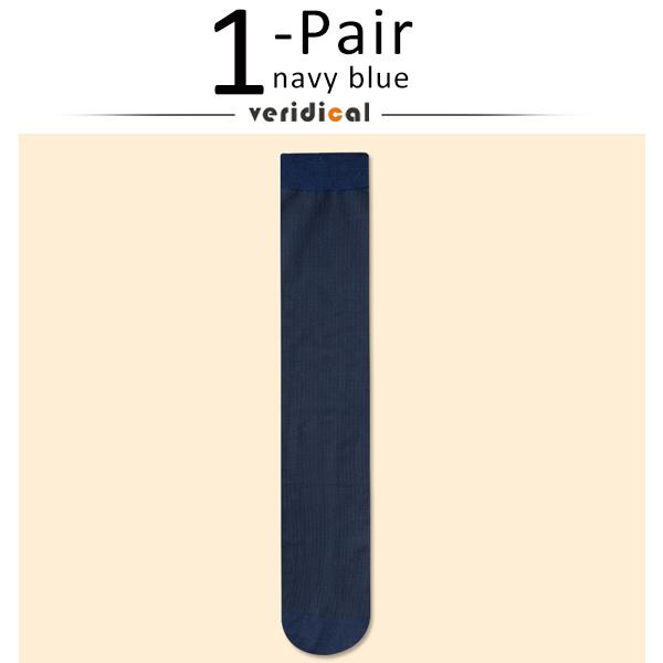 Herren Kurze Seidensocken Business Dünn Nylon Gestreift Atmungsaktiv Weich Elastisch Unterhalb Knie Wade Formelle Kleidung Kniestrümpfe Gentleman