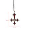 Gothic Cross Pendant Necklace Jewelry Punk Style Jewelry Accessory