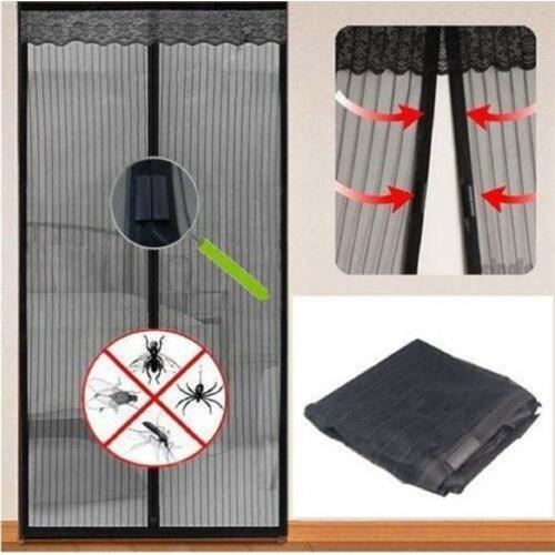 Net Screen Mesh Door Handsfree Magic Mesh Magnets For Pet Stop Bug Mosquito Fly