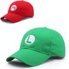 Chic Super Luigi Mario Bros Cosplay Adult Size Hat Cap Baseball Hats Costume