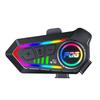 1/2Pcs Motorcycle Helmet Bluetooth Headset Intercom Long Standby 1000mAh MP3 Music Player Waterproof with LED Lighting Effect
