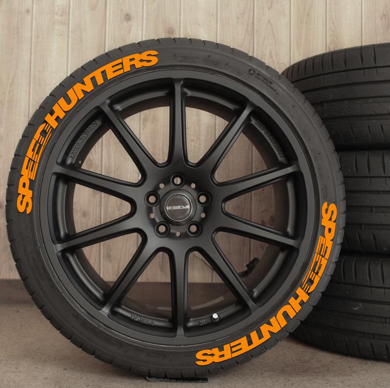 Speedhunters 3D Stereo Gummi Auto Reifen Aufkleber