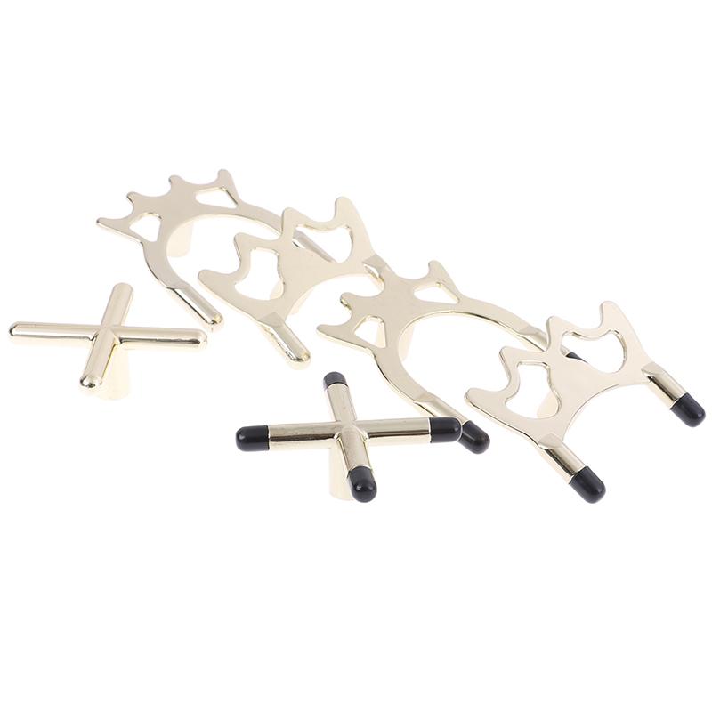 Copper Stick Frame Billiards Snooker Pool Cue Rest Bridge Head Holder Accessory