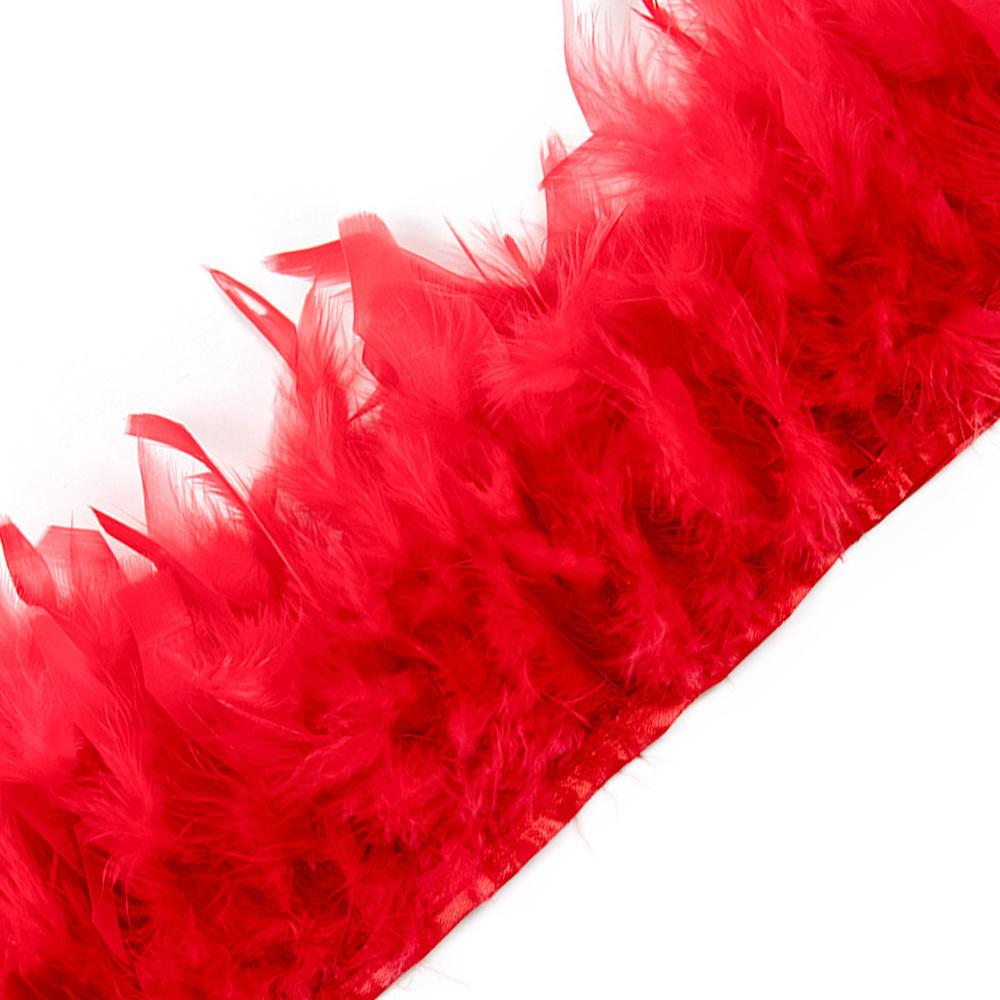 1Meter Natural Turkey Feathers Trims Height 10-15Cm Crafts Wedding Party Clothing Decor Diy Feather Ribbon Sewing Decoration