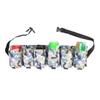 6 Cans Beer Storage Waist Bag 6 Pockets Beer Belt Holder Waist Pack  Outdoor Accessories