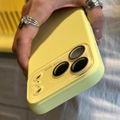Husă oficială din silicon lichid pentru telefon pentru iPhone 17 Air 16 15 14 12 13 Pro Max Protecție cameră Anti-șoc Capac mat moale Culoare bomboană