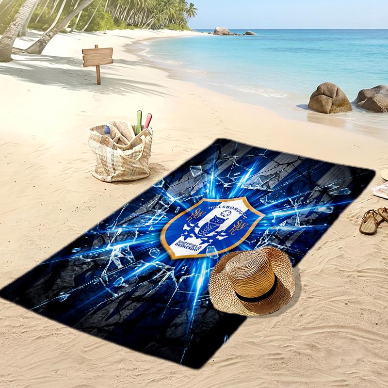 Sheffield Wednesday Football Print Beach Towel, Large Soft Quick Dry Towel for Beach Camping Swimming