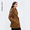 LANCY Wang Churan Co-branded Wool Lapel Overcoat
