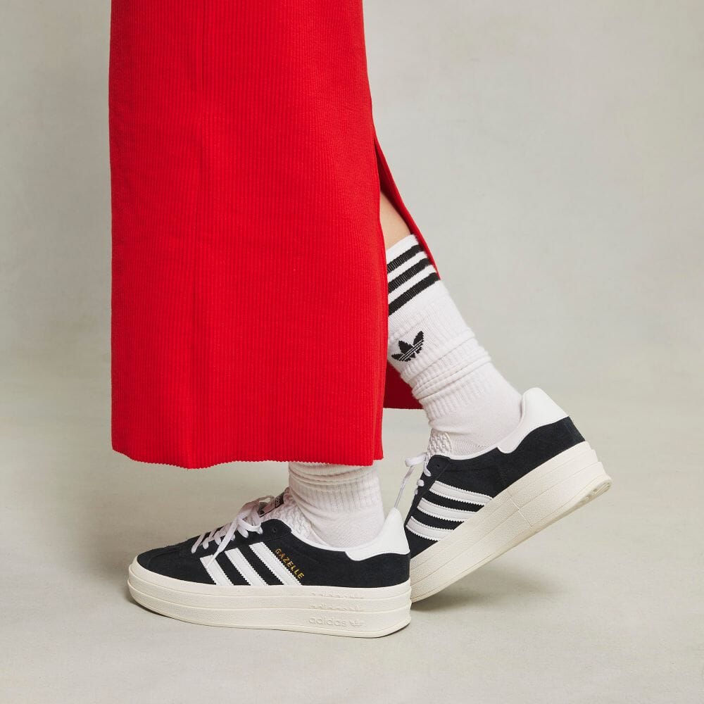 Adidas GAZELLE BOLD Core Black Sneakers ORIGINALS Unisex HQ6912 Core Black/Footwear White/Core White