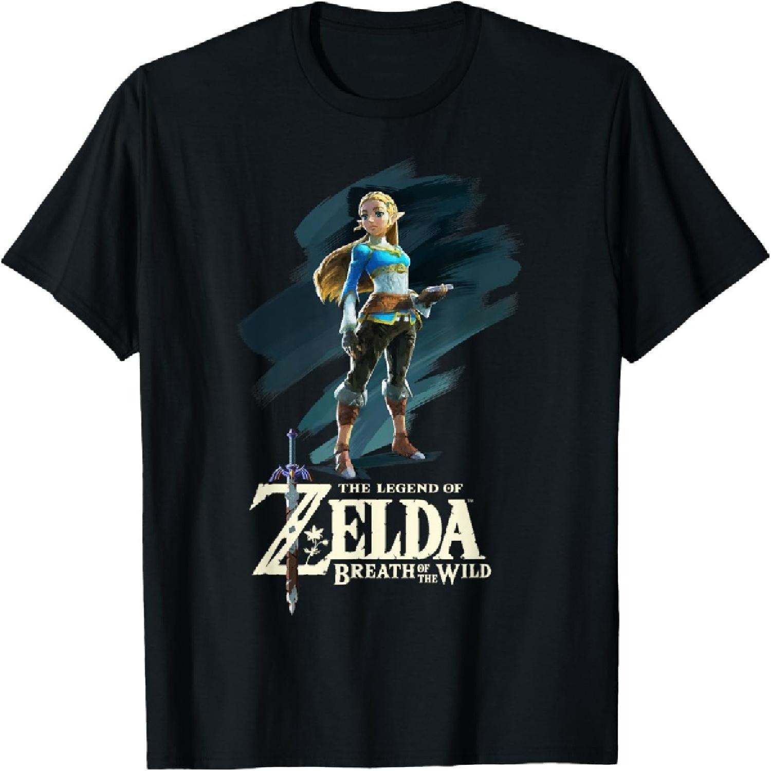 

Legend of Zelda Breath of the Wild Princess Graphic T-Shirt T-Shirt XXXXXL різнокольоровий