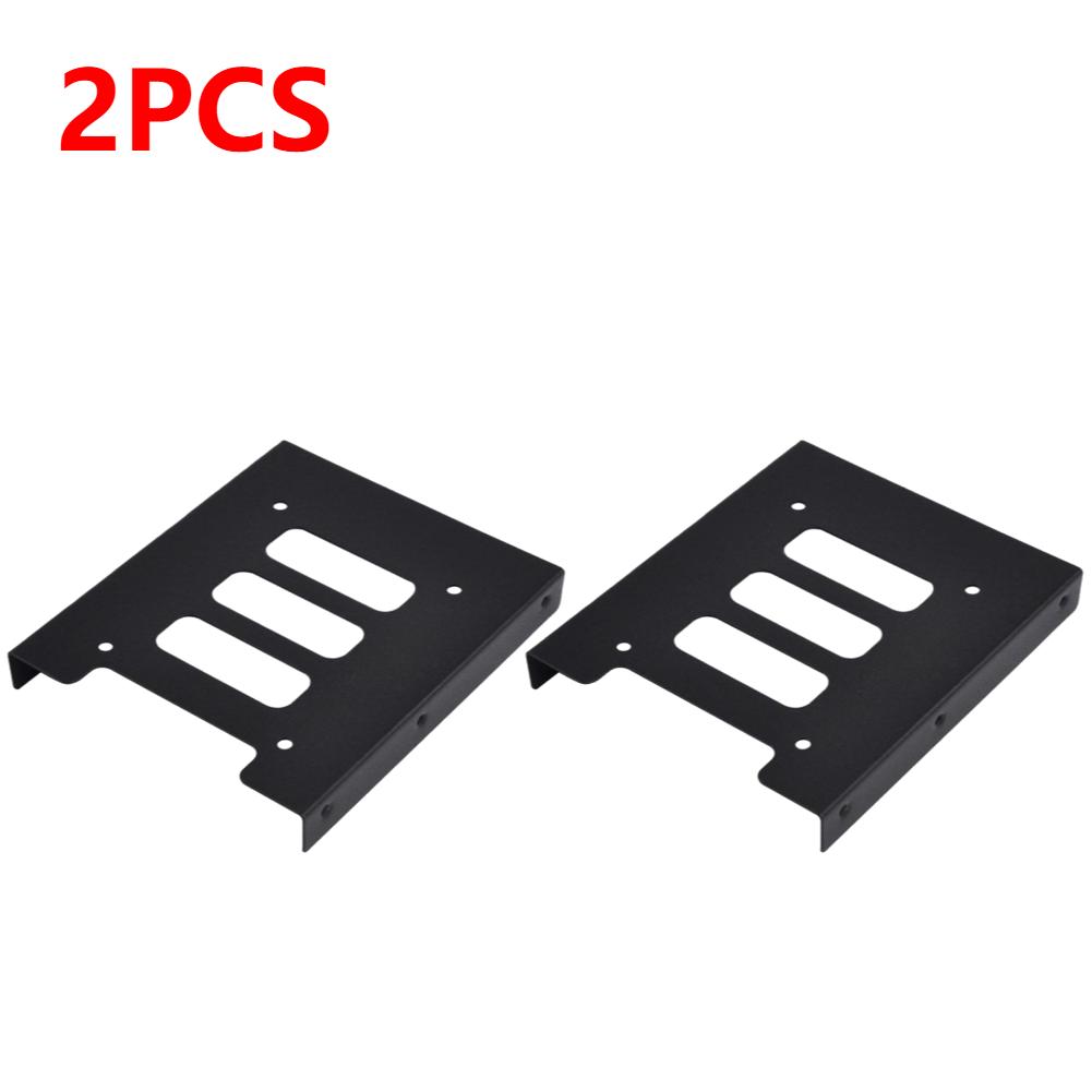 2.5 Inch To 3.5 Inch Mounting Bracket Hard Drive Adapter SSD HDD Holder Metal Mounting Adapter for PC Hard Drive Enclosure