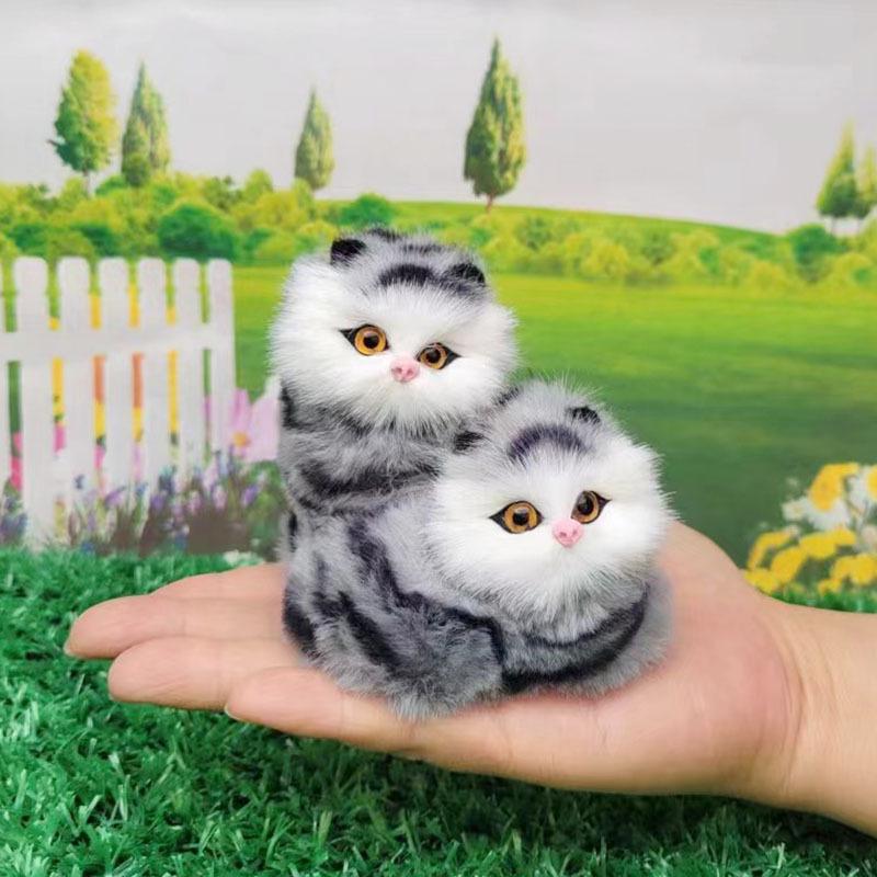 Plüsch Bellende Katze, Hase & Welpen Spielzeug - Pädagogische Tierpuppe für Kinder