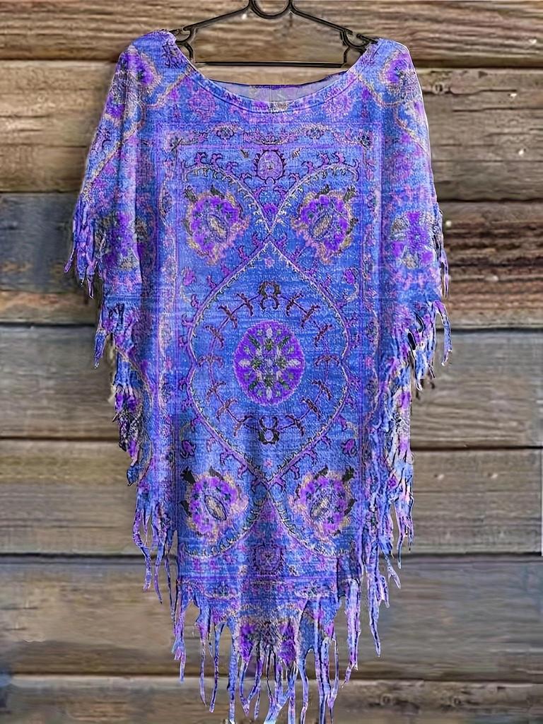 2025 Women's Tie-dye Ethnic Style Casual Top