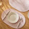 Nordic-style PP Placemat Table Mat, Western Placemat, Woven Dining Table Heat-resistant Mat, Decorative Table Mat