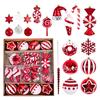 Ball Christmas Ornaments Shatterproof Pendant Home Decor Christmas Ball Decoration For Tree For Wall Bedroom Living Room Indoor
