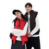 2025 autumn and winter new cotton stuffed hooded vest men's Korean version casual vest large size couple vest cross-border
