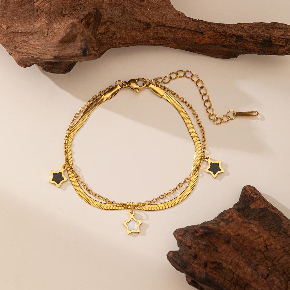 

Женское ожерелье с кулоном в виде морской звезды из ракушки, позолоченное, ювелирное изделие, легкая роскошь, универсальное, модное, высококлассные аксессуары