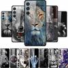 Glass Back Cover For Samsung Galaxy S24 FE Case S24FE Hard Tempered Glass Case For Samsung Galaxy M55 A16 Phone Case Soft Bumper
