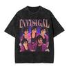 Mens TShirt Dispatch Game  Washed T Shirts Fashion  Summer Tees Streetwear Simple Casual Clothes Gift