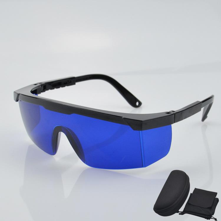 Anlorr Golf Caddy Ball-finding Glasses, High-definition Anti-dizziness Eagle-eye Positioning, Blue Lens, Telescopic Temple Arms