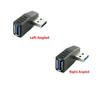 USB 3.0 Right & Left Angle Connector Male to Female 90 Degree Adapter Converter