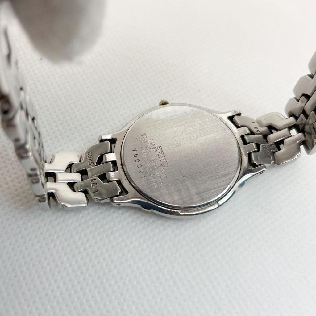 [USED] SEIKO DOLCE Stainless Steel Dress Watch, Two-Piece Model
