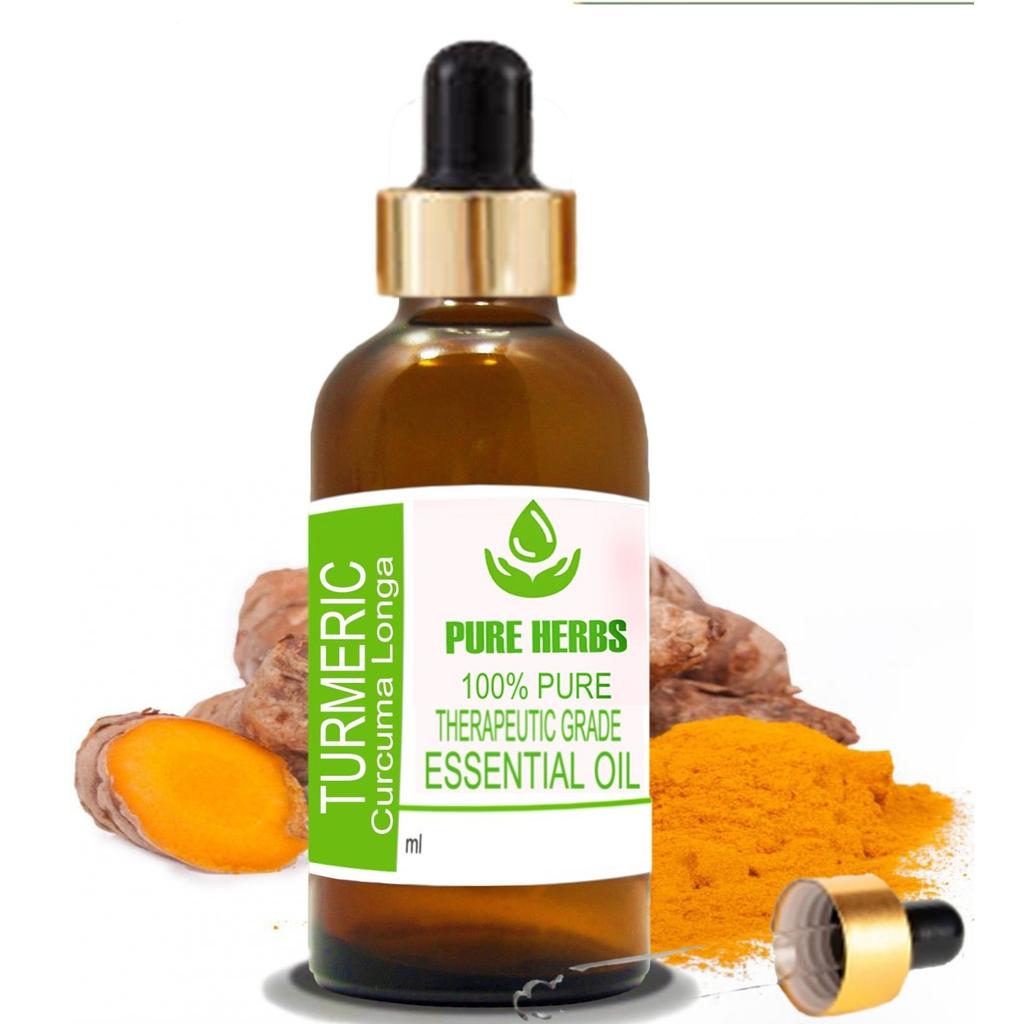 Pure Herbs Turmeric 100% Pure & Natural Curcuma Longa Essential Oil UKZA 680