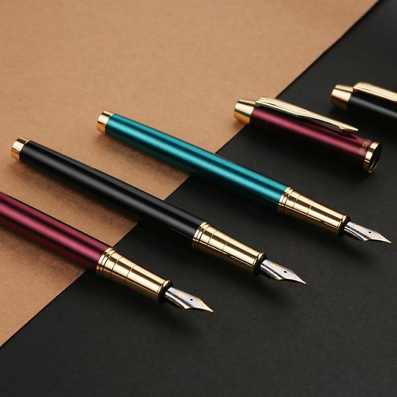HERO Fountain Pen/Signature Pen 7006, Student Office Calligraphy Pen, Business Gift, F Nib, Gree