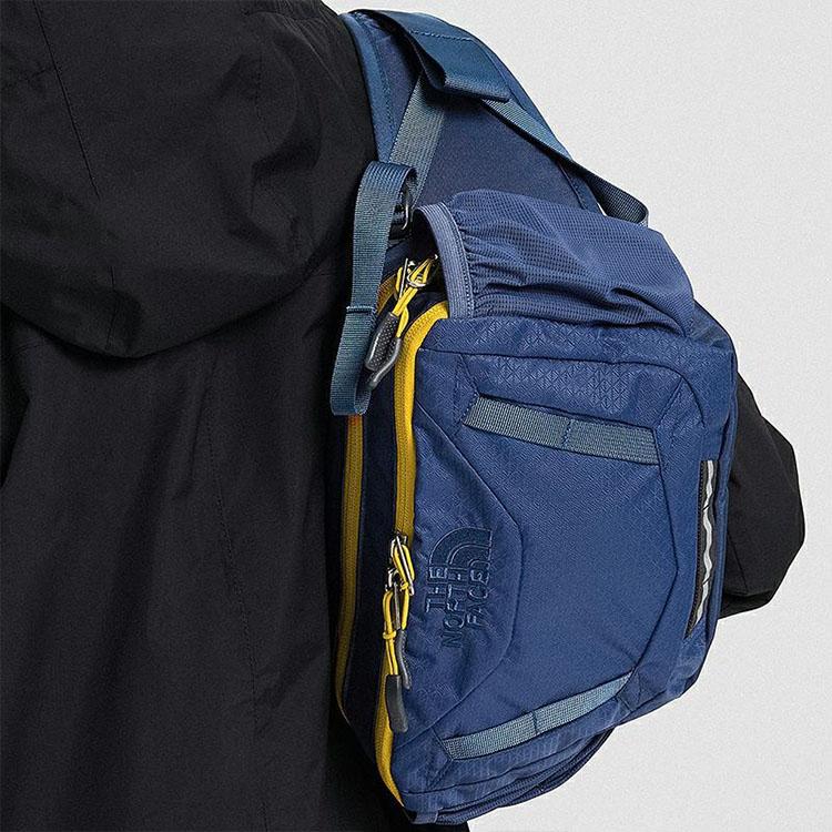 The North Face 6L Classic Small Logo Lightweight Waist Bag Outdoor Unisex Waist Bag Denim-Blue CE63-LKJ