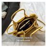 Lychee Pattern Large Capacity Luxury Handbag - Women's Fashion Commuter Bag
