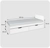 Children's Bed for a Child Children's Youth 80x200 Cm Lili Family Furniture