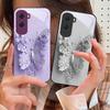 Green Flower Butterfly For Honor 30 50 50SE 70 Pro 90 200 200Pro Magic 4 5 7 Lite X9c Smart X50i Plus X9 X30 Glass Phone Case