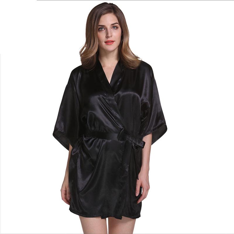 silk night robe