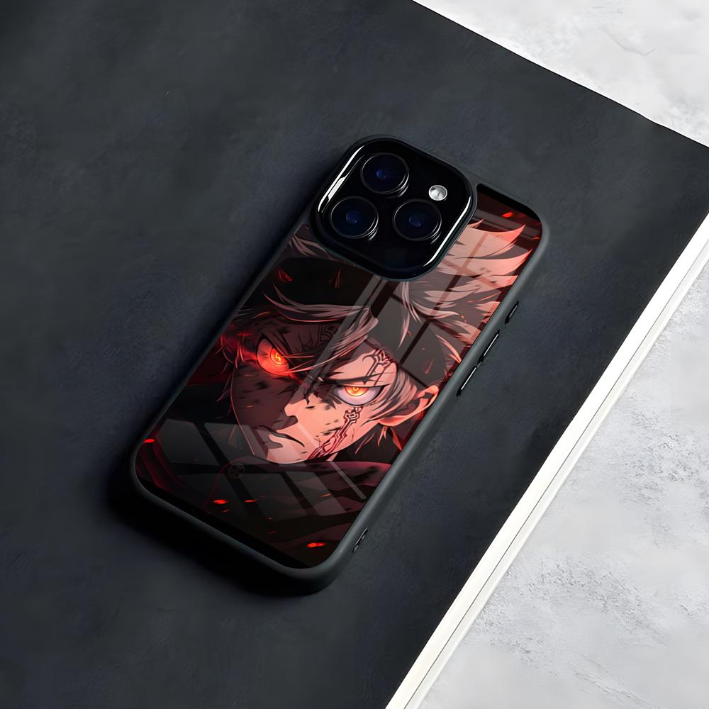

Чохол для телефону Asta Cartoon Black Clover Для IPhone 17 Pro Max 16 15 14 13 11 Pro Max Plus Скляний чохол для телефону iPhone 14