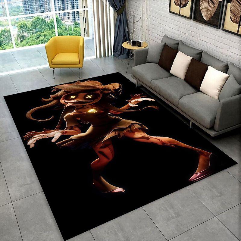 Cartoon Murder Drones Uzi V Robot Carpet Rug for Bedroom Living Room Sofa Playroom Doormat Home Decor,Kid Area Rug Non-slip