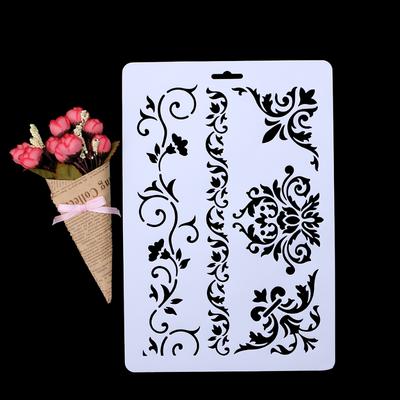 Layering Stencils Album Scrapbooking Πρότυπο Ζωγραφικής Σχέδιο Χαρτί Καλούπι DIY
