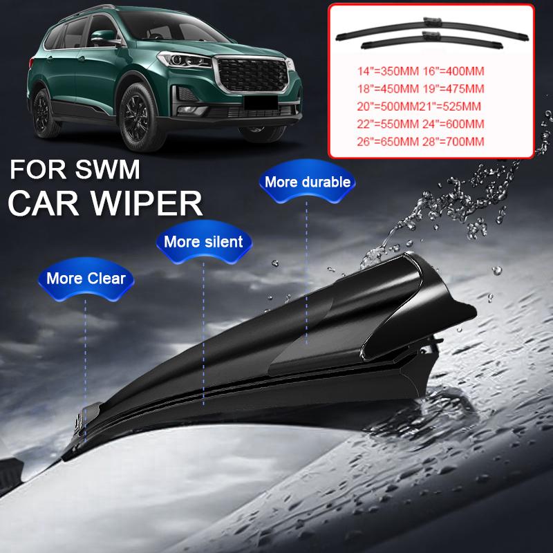 2PCS Car Blade Windshield Rubber Wiper For SWM 01 G01F G05 PRO 2023-2026 Cleaning Protect Auto External Accessory