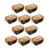 Paper Food Boats Packaging Tray Storage Non Reusable for Dessert Snack Taco