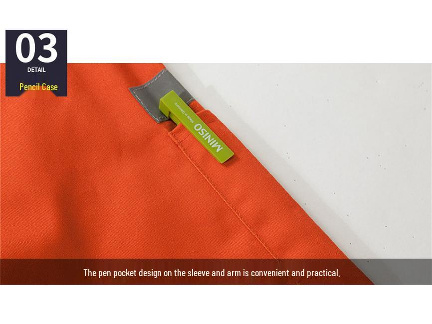 Reflective Workwear Set: Spring & Autumn, Summer Sanitation, Road Construction, Wear-resistant, Thin Long-sleeved Uniform