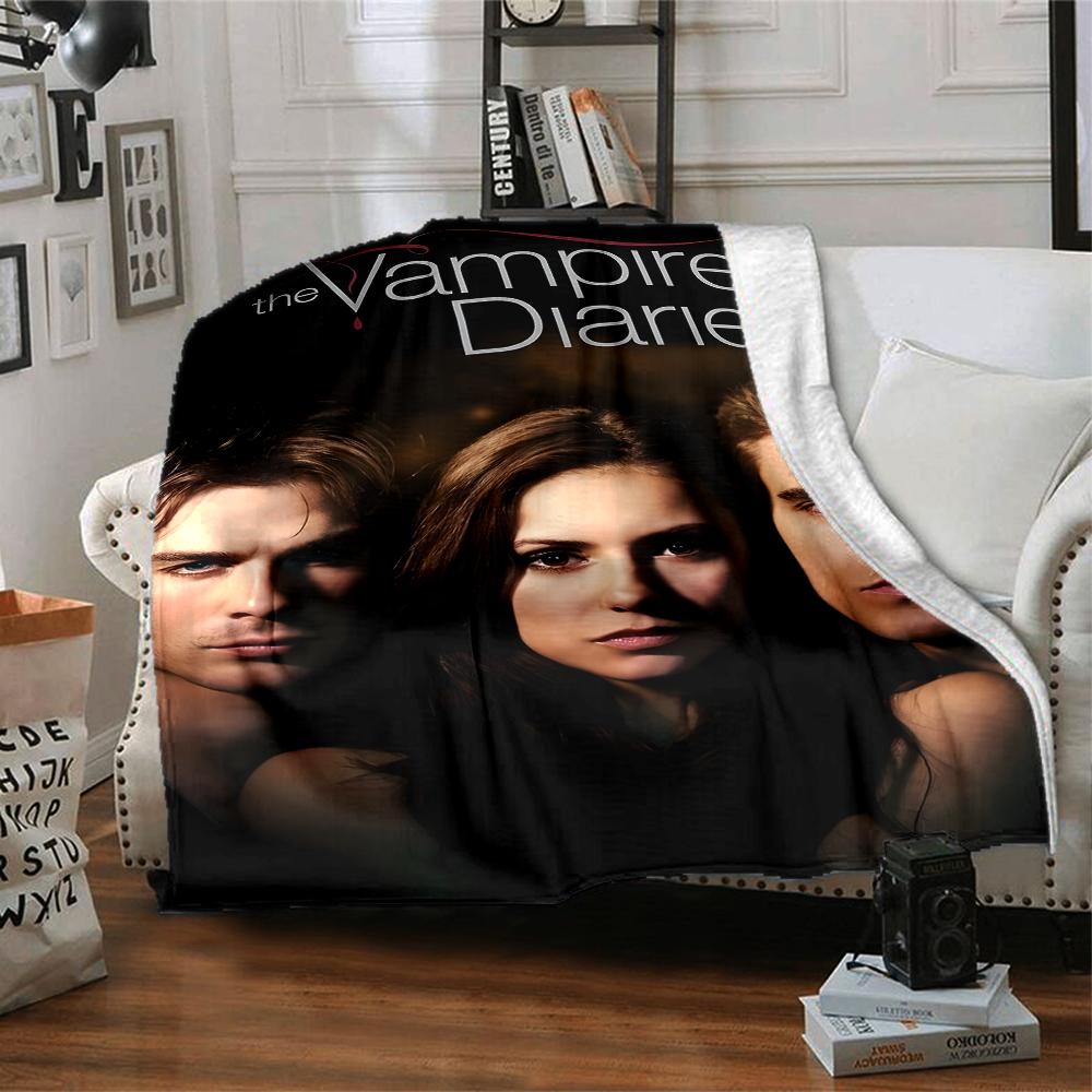 1pc The Vampire Diaries3 Blanket, Gift, for Men and Women, Soft Blanket, Good for Sofa Bed Couch Travel, Lightweight Flannel Blanket