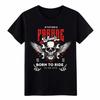 Hysteric Parker Born to Ride Tee | Skull Wheels Motorcycle Unisex Shirt