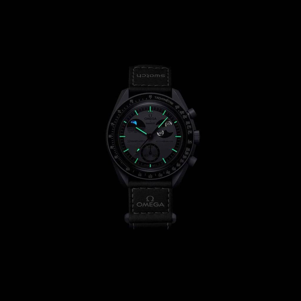Used New OMEGASwatch Earthphase MoonSwatch complete item