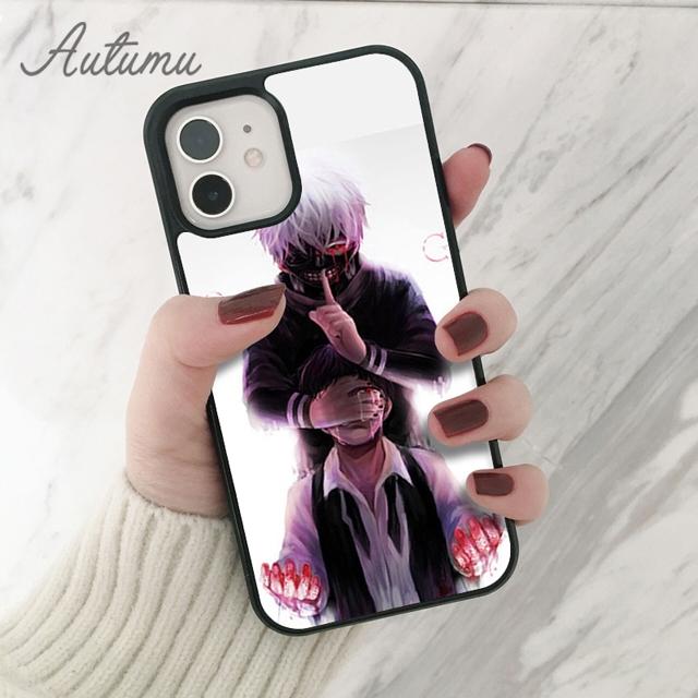 Japenese Anime Tokyo Ghoul Phone Case for iPhone 11 12 13 14 Pro Max Mini XR XS SE 2020 6S 7 8 Plus Samsung Galaxy S21 S22 Cover