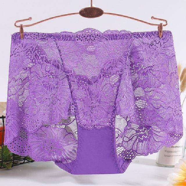 XXL Lingerie Women's Panties Womens Briefs Panty Sexy Lace Plus Size Female Underwear Big Size Lady Sexy Panty