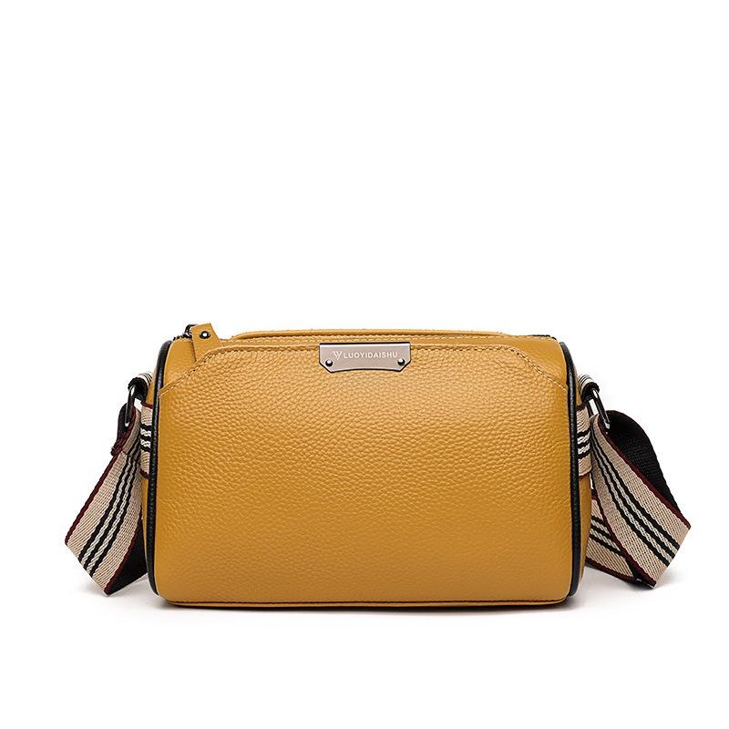 Leather Women's Bags, Large-capacity Bags, Women's Simple and Versatile Soft Leather Shoulder Bags, First-layer Cowhide Messenger Bags