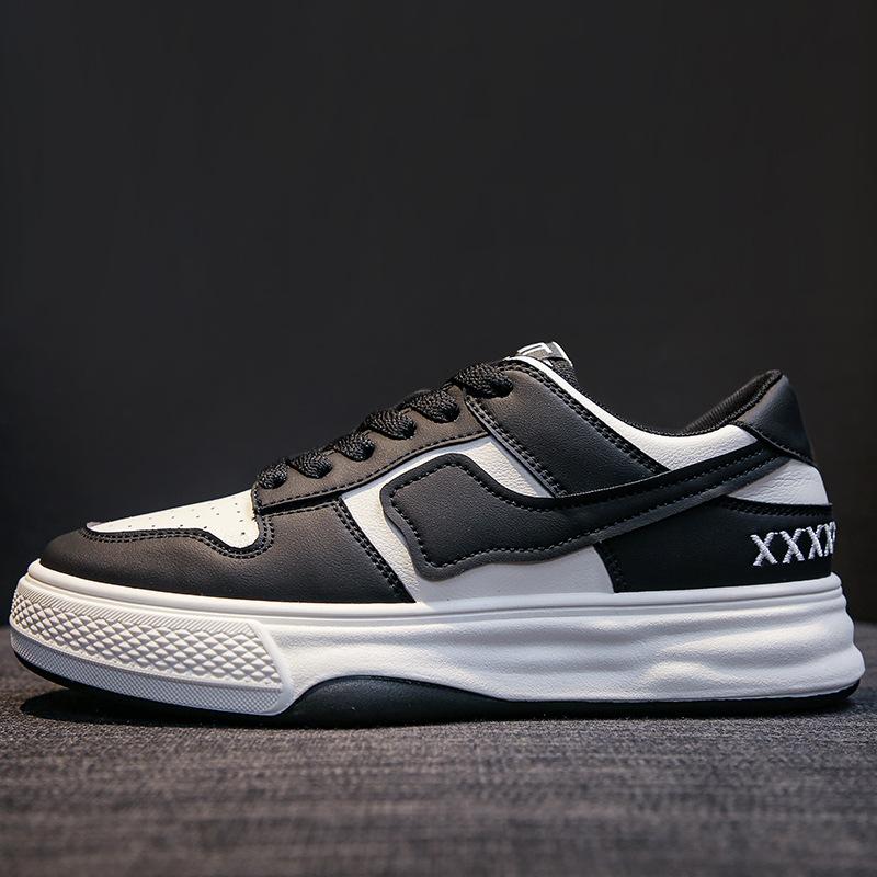 Small White Shoes Women's  Winter New Thick-soled Color Matching Casual Sports Panda Sneakers