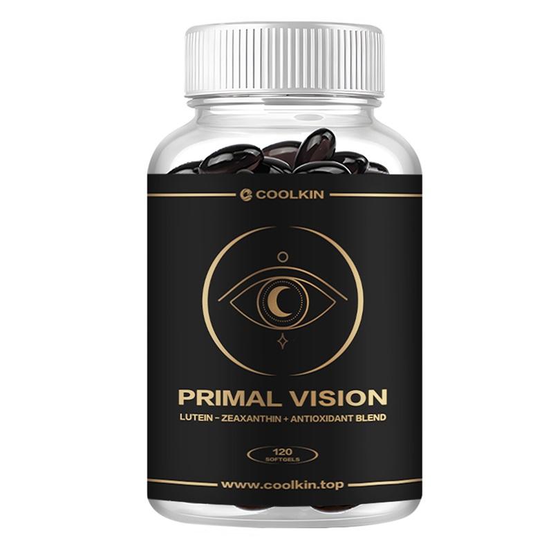 

Coolkin Eye Health Vitamin Supplement, containing a mixture of lutein and zeaxanthin, flavorless, suitable for adults. 120