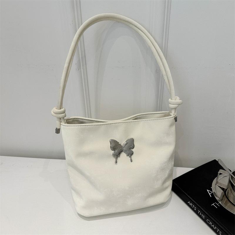 Butterfly Fashion Gentle Shoulder Bag Women'S Spring And Summer Foreign Style Large Capacity Underarm Bag Tote Bag Going Out