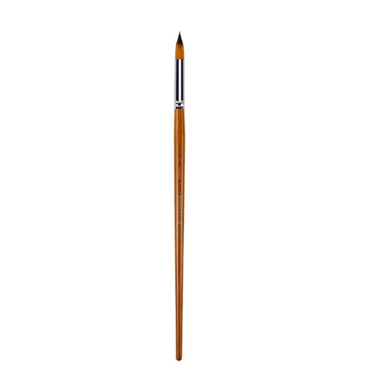 Long Handle Artist Paintbrush for Large Canvas Painting Wooden Grip Professional Nylon Bristles Multi Head Avaliable