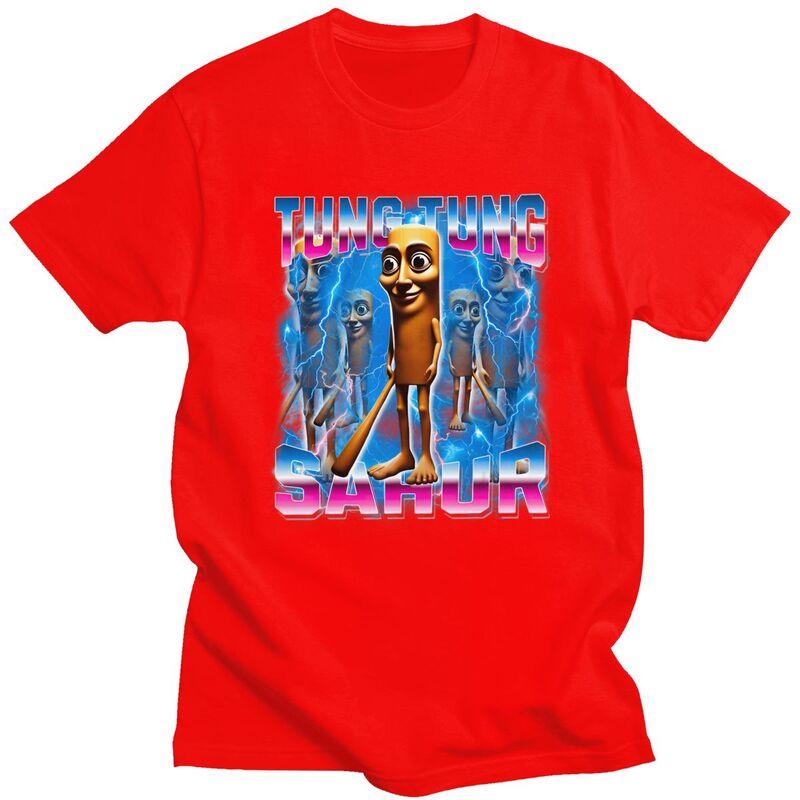 

Tung Tung Sahur Italian Brainrot Hot Dog Meme TShirt 100 Cotton Tees Shirt Summer O Neck Tshirts Casual Short Sleeve Clothing S